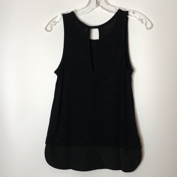 NWT J Crew Womens Black keyhole back top Stretch XXS XXSmall New with tags - Picture 8 of 8